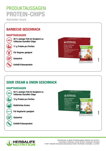 Herbalife Protein Chips Barbecue 10x30g – Bild 4